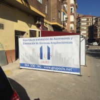 Bajada a cota cero en CP Just Sansalvador nº2. Cocentaina. Alicante.