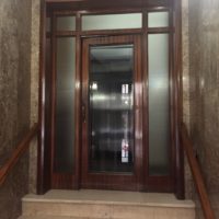 Bajada a cota cero en CP Entença nº50. Alcoy. Alicante.